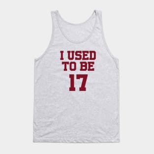 Seventeen, burgundy Tank Top